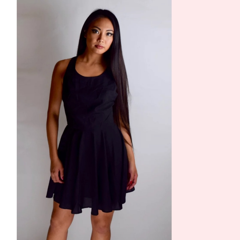 Open Back Bow Dress